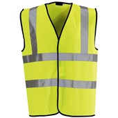 Yellow Hi Vis Vest - Conforms to Latest EN ISO 20471 Class 2