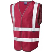 Leo Workwear Pilton Coloured Reflective Vest