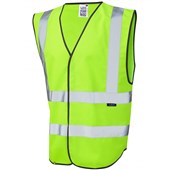 Leo Workwear Pilton EcoViz Coloured Reflective Vest