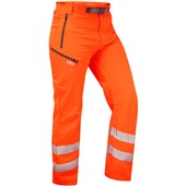 Leo Workwear Landcross Orange EcoViz 4K Stretch Hi Vis Work Trouser