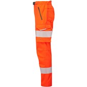 Leo Workwear Starcross Orange EcoViz Stretch Women's Hi Vis Work Trouser