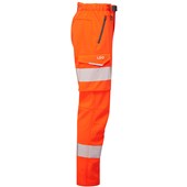 Leo Workwear Starcross Orange EcoViz Stretch Women's Hi Vis Work Trouser
