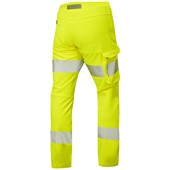 Leo Workwear Starcross Yellow EcoViz Stretch Women's Hi Vis Work Trouser 