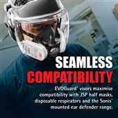 JSP EVOGuard C1 Industrial Visor Kit (Fits with EVOGuard & EVO Safety Helmets) - ADA240-060-000