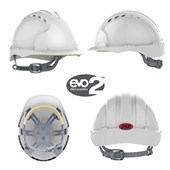 JSP EVO2 Safety Helmet - Mid Peak - Electrical Insulation Non Vented - Slip Ratchet - AJE030-000-100