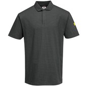 Portwest AS21 Protective Anti-Static ESD Short Sleeve Polo Shirt 195g