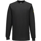 Portwest AS22 Protective Anti-Static ESD Long Sleeve T-Shirt 195g