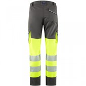 Leo Workwear Winswell EcoViz Women's Yellow Stretch Hi Vis Cargo Trouser
