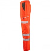 Leo Workwear Winsford EcoViz Orange Stretch Hi Vis Cargo Trouser