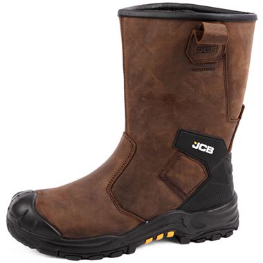JCB Denstone Metal Free Composite Waterproof Safety Rigger Boot S7L HRO CI FO SR