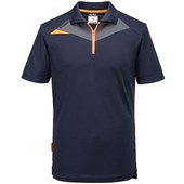 Portwest DX410 DX4 Stretch Zip Neck Polo Shirt 150g