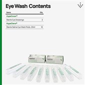 Evolution Eye Wash Pod Station (10 x 20ml Pods & 2 Eye Pads)