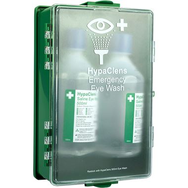 Eye Wash Cabinet with Wall Mount Bracket (2 x 500ml Eyewash)