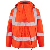 Leo Workwear Rail Orange EcoViz Maternity Expander for Rosemoor Women's Hi Vis Jacket