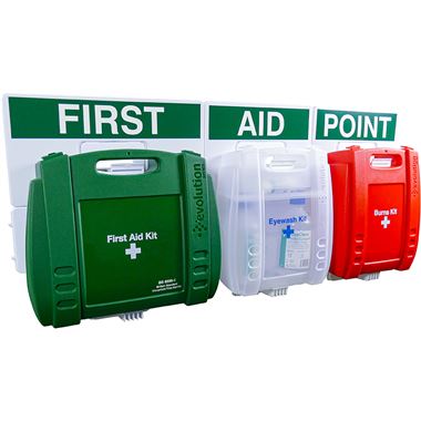 BS8599-1 First Aid, Eye Wash & Burn First Aid Station (Large)