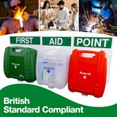 BS8599-1 First Aid, Eye Wash & Burn First Aid Station (Large)