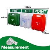 BS8599-1 First Aid, Eye Wash & Burn First Aid Station (Large)