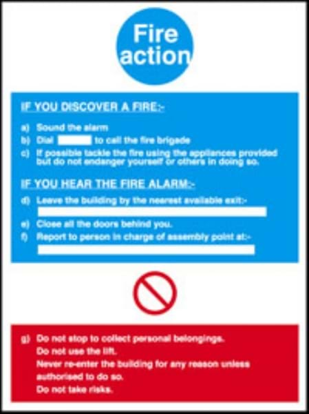 Fire Action Notices