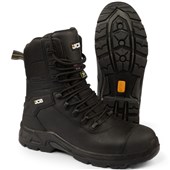 JCB Trencher Metal Free High Leg Side Zip Waterproof Safety Boot S7S HRO M CI HI FO SC SR