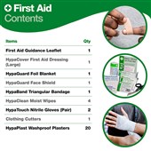 BS8599-1 Off Site Personal First Aid Kit in Nylon Case