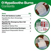 HypaSoothe Burns First Aid Kit in Vinyl Wallet