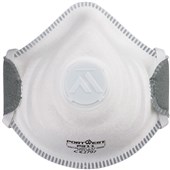 Portwest P311 Strap & Clip FFP3 Valved Dolomite Moulded Disposable Masks (Pack 10)