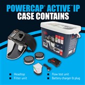JSP Powercap Active IP Powered Respirator TH1P Dust Protection CAE602-941-100 Impact Visor