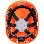 Portwest PS63 Height Endurance Safety Helmet - Vented Wheel Ratchet Short Peak