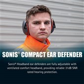 JSP Sonis Compact Ear Defenders AEB030-0AY-000 - SNR 32dB