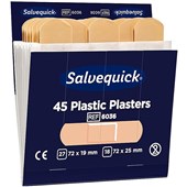 Cederroth Salvequick Plaster Refill Pack (Washproof - 6 x 45 Plasters)