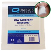 Low Adherent Sterile Dressings - Pack of 100 (10cm x 10cm)