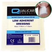 Low Adherent Sterile Dressings - Pack of 100 (7.5cm x 7.5cm)