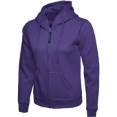 Uneek UC505 Ladies Classic Full Zip Hooded Sweatshirt 300g