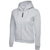 Uneek UC505 Ladies Classic Full Zip Hooded Sweatshirt 300g