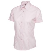 Uneek UC712 Ladies Short Sleeve Poplin Shirt 120g